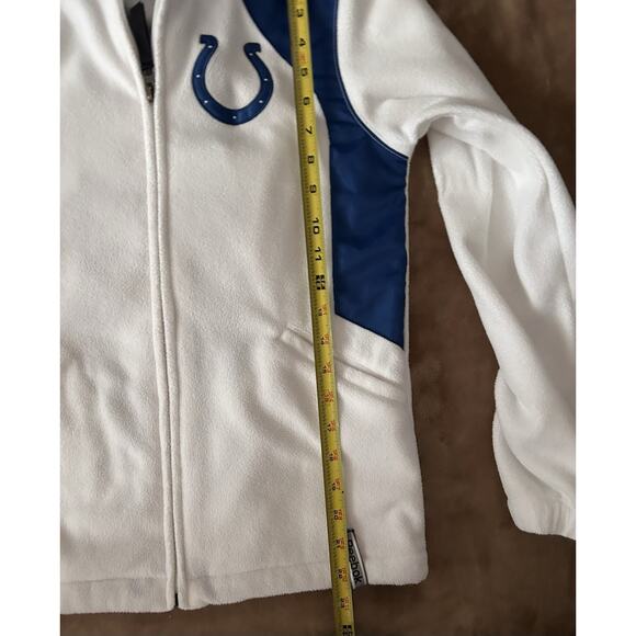 NFL Team Apparel Indianapolis Colts Football Fleece Zip Up Jacket Women Small - Picture 12 of 14